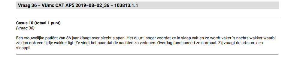 Wanneer benzodiazepinen voor slapeloosheid?