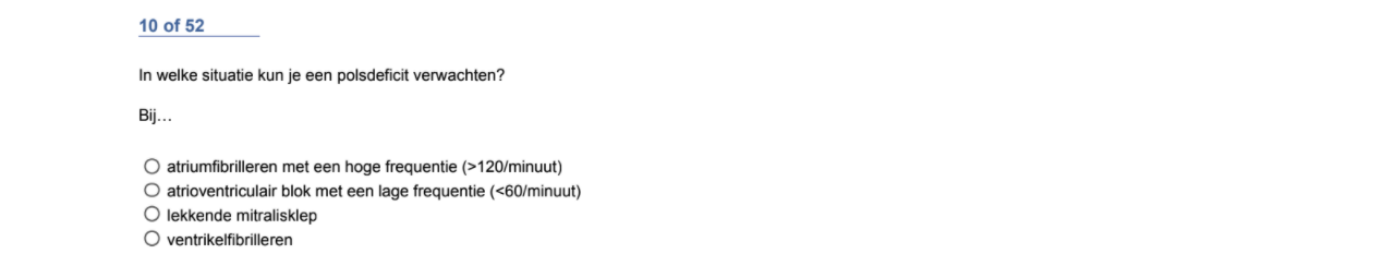 Wat is polsdeficit en wanneer ontstaat dit?