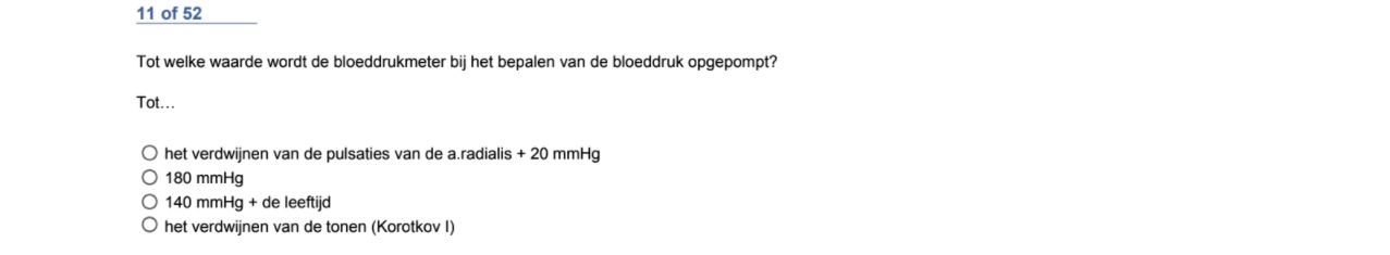 Tot welke druk moet je een bloeddrukmeter oppompen?