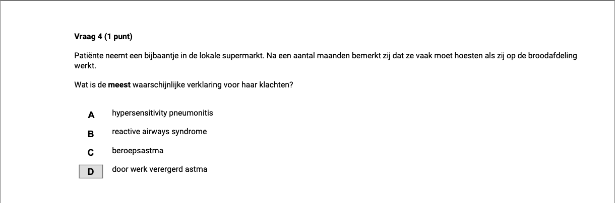 Wat is het verschil tussen deze vier opties?