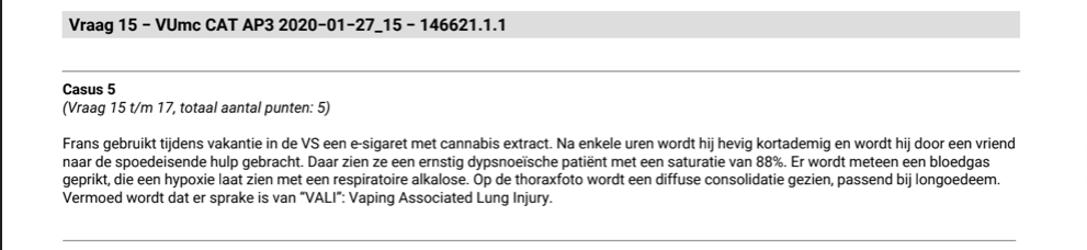 Verklaar waarom de antwoorden in beide vragen dit zijn en waarom ze NIET de andere antwoorden zijn. -------- ------