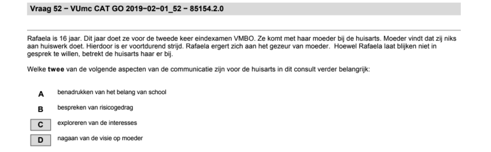 Op welke vier zaken moet je letten als je met adolescenten praat?