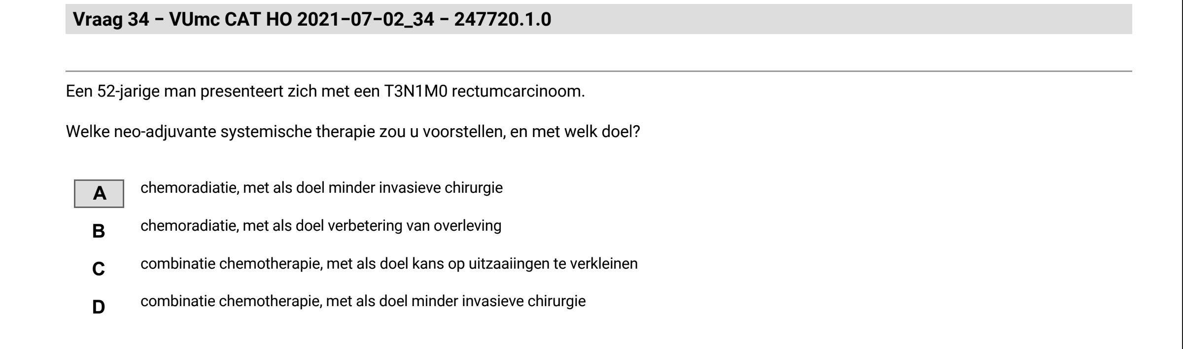 Wat is het verschil tussen Neo-adjuvante en Adjuvante therapie?