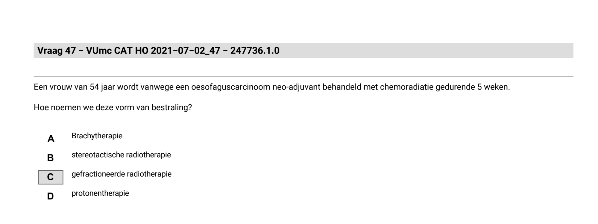 Wat houden deze vier vormen van therapie in?