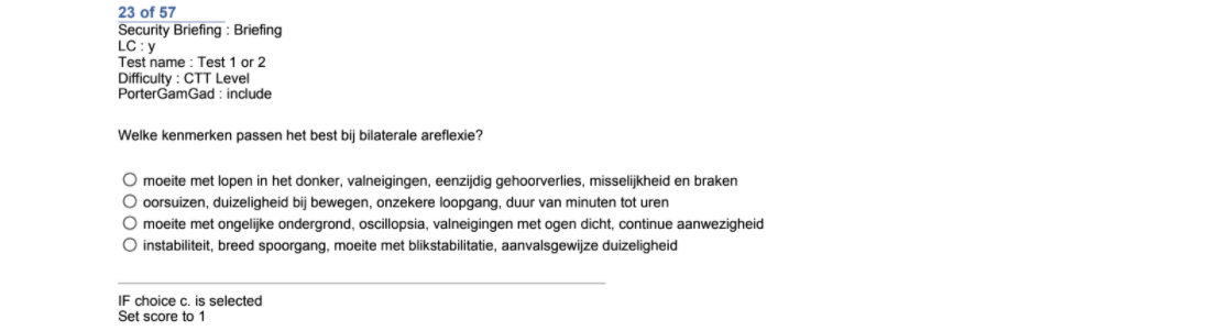 Wat is bilaterale areflexie en wat zijn klachten daarvan?