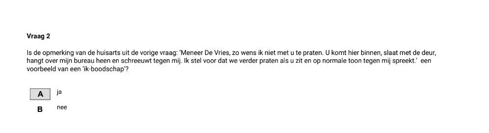 Wat houdt de Ik-boodschap in voor professionele gespreksvoering?
