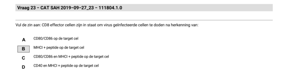Wat is de functie van CD80/86 en hoezo heb je deze NIET nodig in deze vraag?